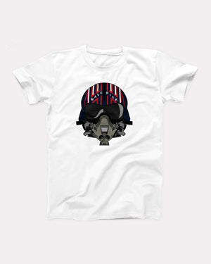 Maverick Helmet Adult Unisex T-Shirt Twisted Gorilla