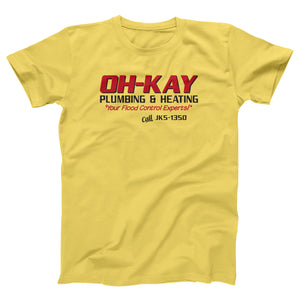 Oh-Kay Plumbing & Heating Adult Unisex T-Shirt - Twisted Gorilla