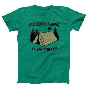 Outdoor Camping Is In-Tents Adult Unisex T-Shirt Twisted Gorilla