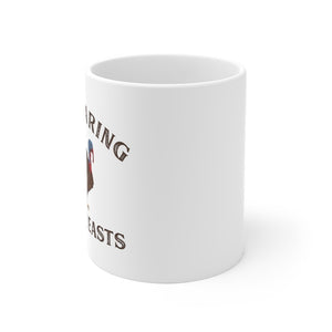 Quit Staring At My Breasts Coffee Mug - Twisted Gorilla