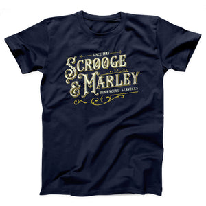 Scrooge & Marley Financial Services Adult Unisex T-Shirt - Twisted Gorilla