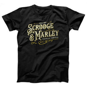 Scrooge & Marley Financial Services Adult Unisex T-Shirt - Twisted Gorilla