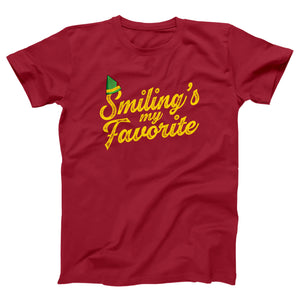 Smiling's My Favorite Adult Unisex T-Shirt - Twisted Gorilla