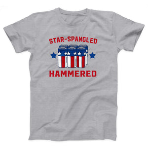 Star Spangled Hammered Adult Unisex T-Shirt - Twisted Gorilla