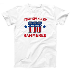 Star Spangled Hammered Adult Unisex T-Shirt - Twisted Gorilla