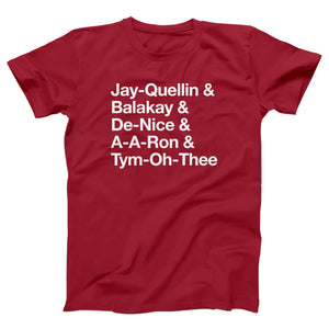 Substitute Teacher Names Adult Unisex T-Shirt Twisted Gorilla