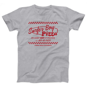 Surfer Boy Pizza Adult Unisex T-Shirt - Twisted Gorilla