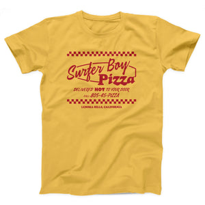 Surfer Boy Pizza Adult Unisex T-Shirt - Twisted Gorilla