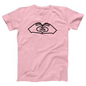 Tacos Heart Adult Unisex T-Shirt Twisted Gorilla
