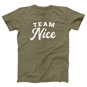 Team Nice Adult Unisex T-Shirt - Twisted Gorilla