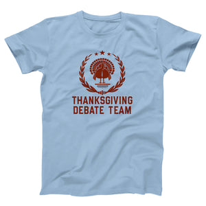 Thanksgiving Debate Team Adult Unisex T-Shirt - Twisted Gorilla