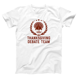 Thanksgiving Debate Team Adult Unisex T-Shirt - Twisted Gorilla