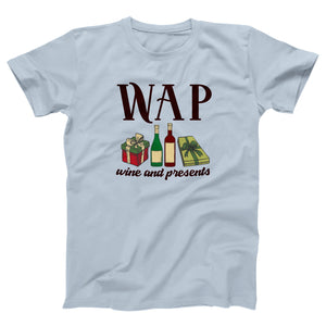 WAP - Wine & Presents Adult Unisex T-Shirt - Twisted Gorilla