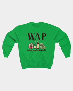 WAP - Wine & Presents Ugly Sweater - Twisted Gorilla