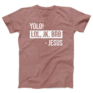 YOLO Jesus Adult Unisex T-Shirt - Twisted Gorilla
