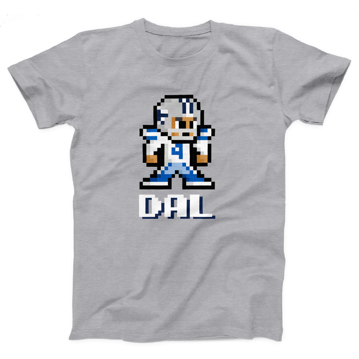 Dallas 8-Bit Pixel Player Adult Unisex T-Shirt