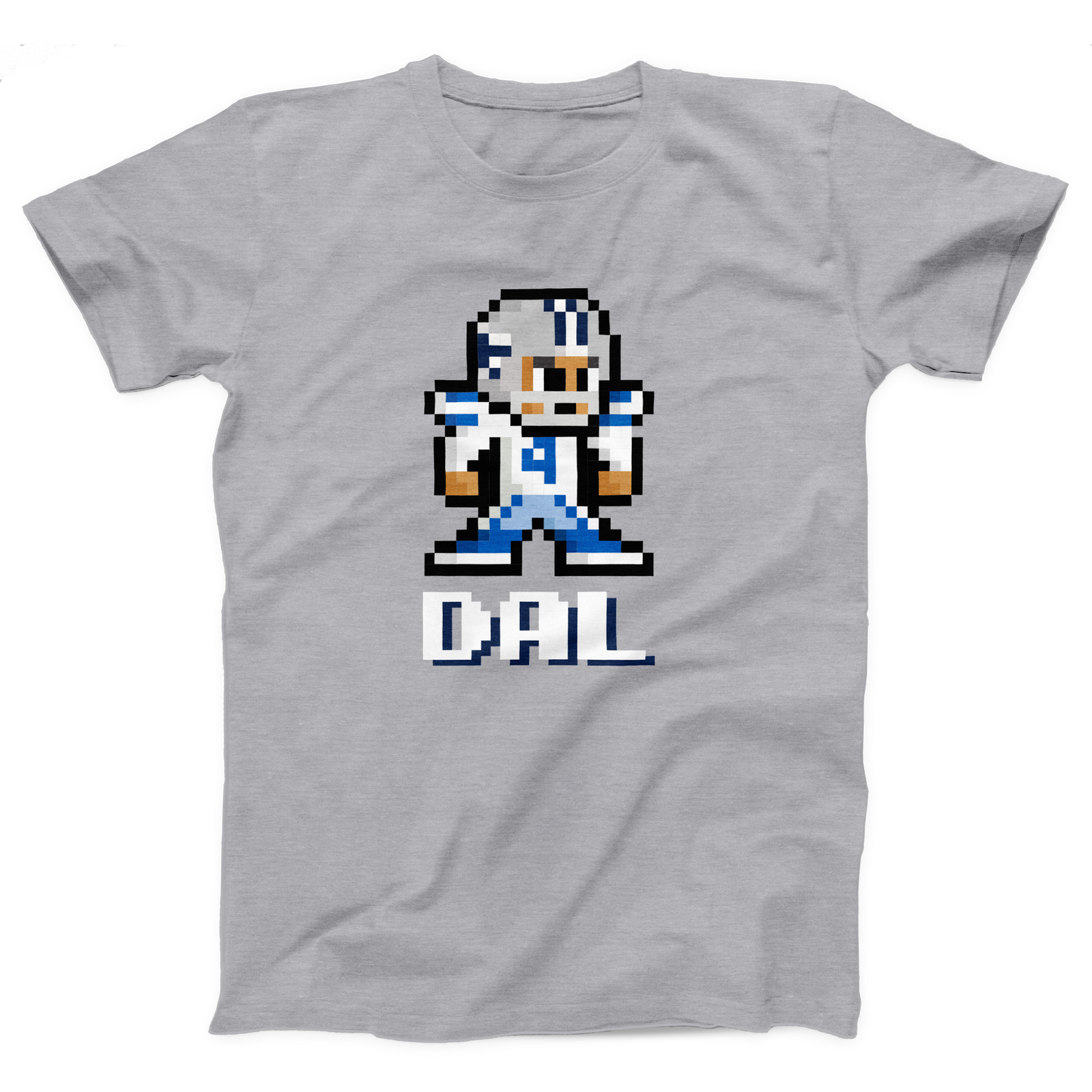Dallas 8-Bit Pixel Player Adult Unisex T-Shirt