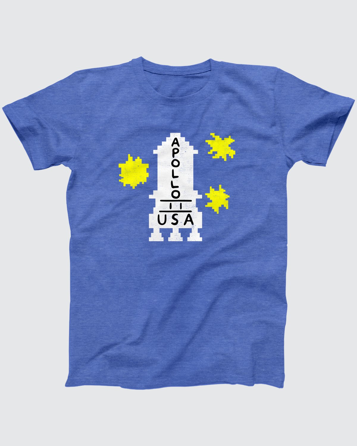 Apollo 11 Sweater T-Shirt, flat lay on grey