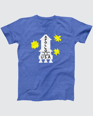 Apollo 11 Sweater T-Shirt, flat lay on grey