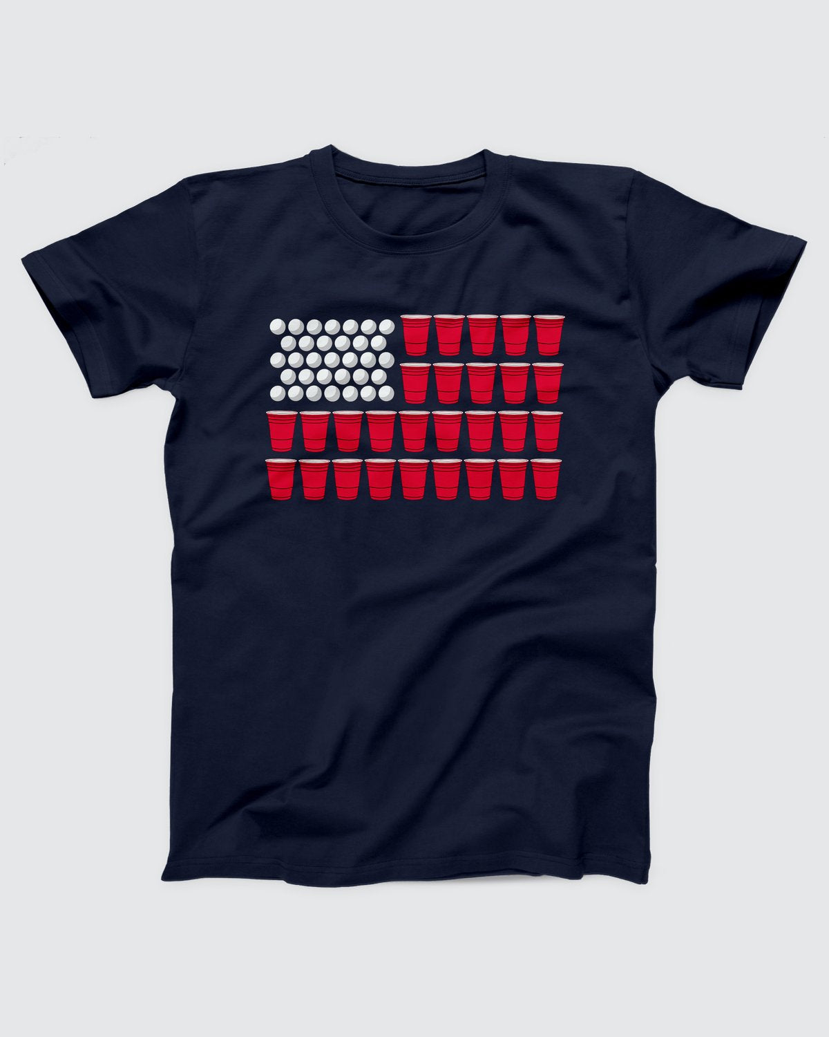 Beer Pong Flag T-Shirt