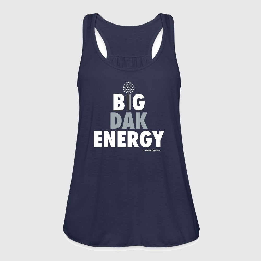 big dak energy womens flowy tank top