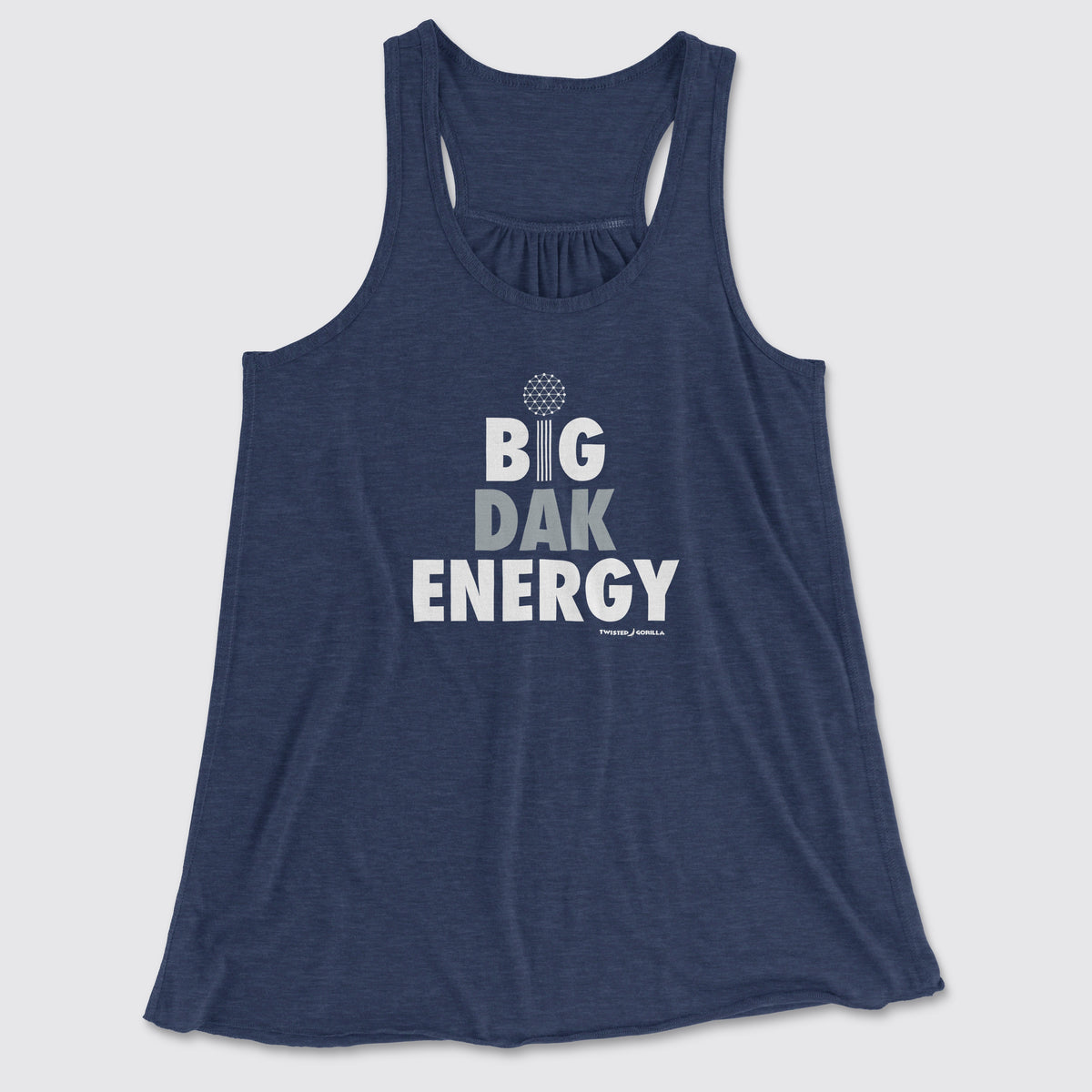 big dak energy womens flowy tank top