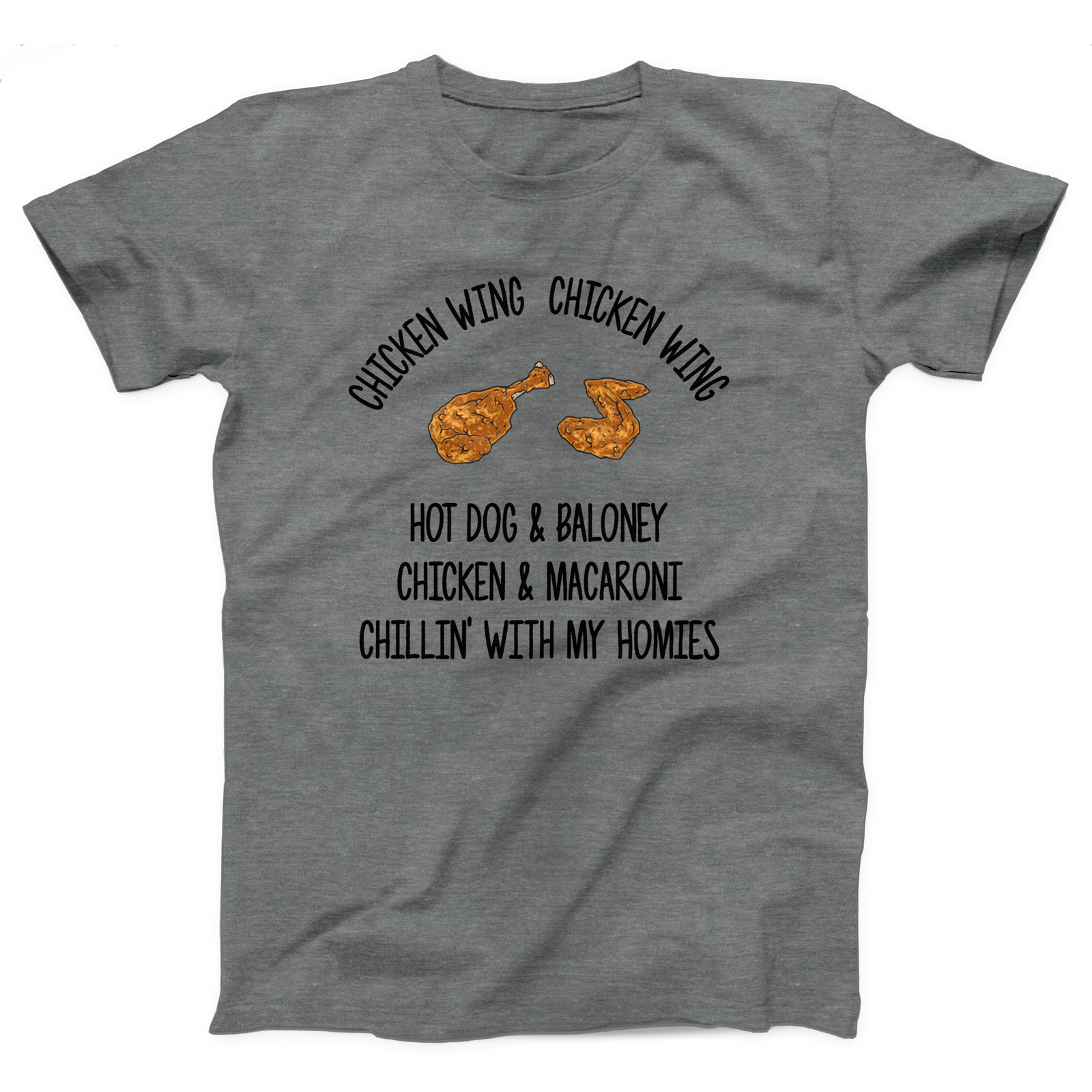 Chicken Wing Chicken Wing Adult Unisex T-Shirt Twisted Gorilla
