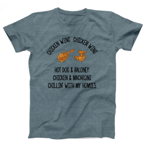 Chicken Wing Chicken Wing Adult Unisex T-Shirt Twisted Gorilla