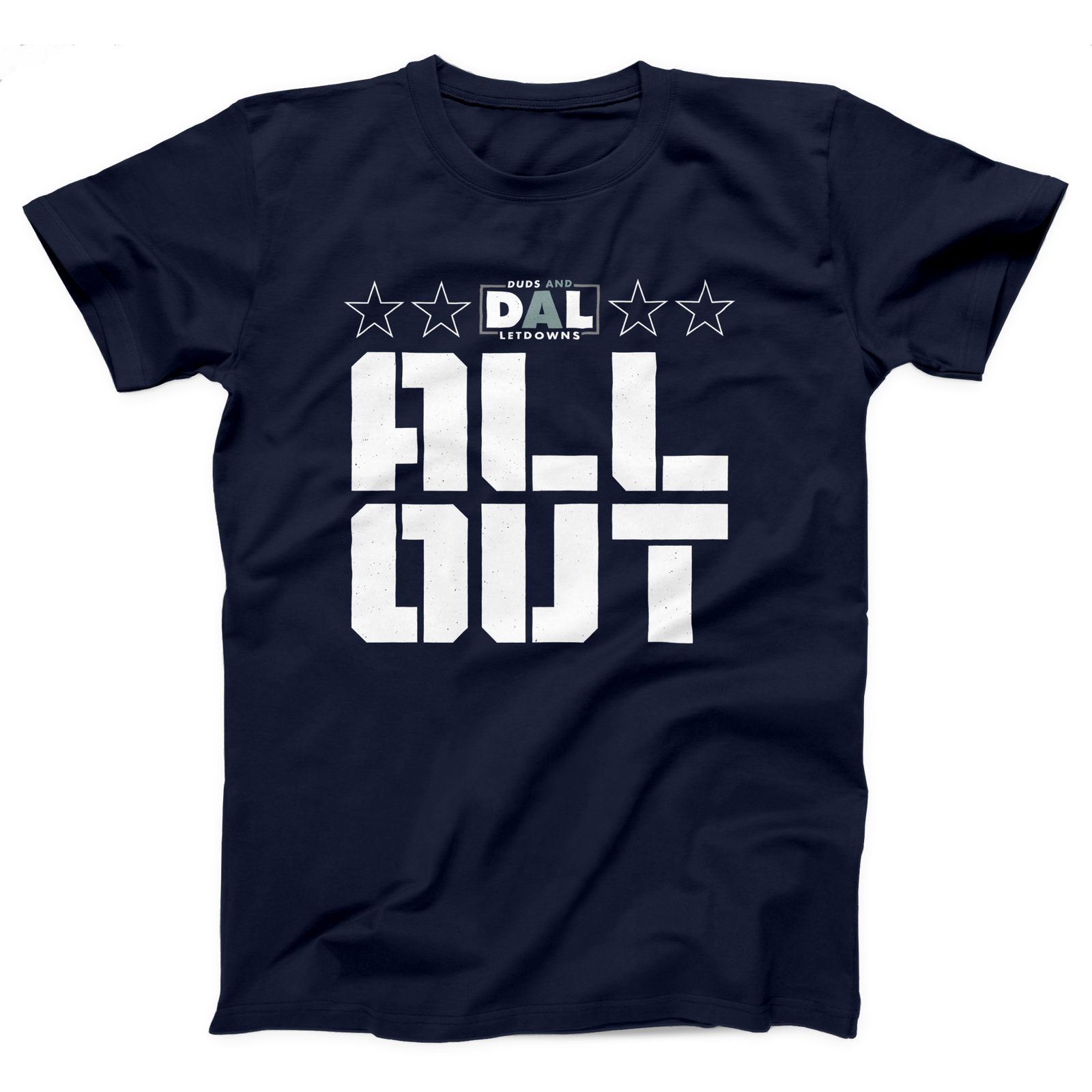 Dallas All Out Adult Unisex T-Shirt Twisted Gorilla