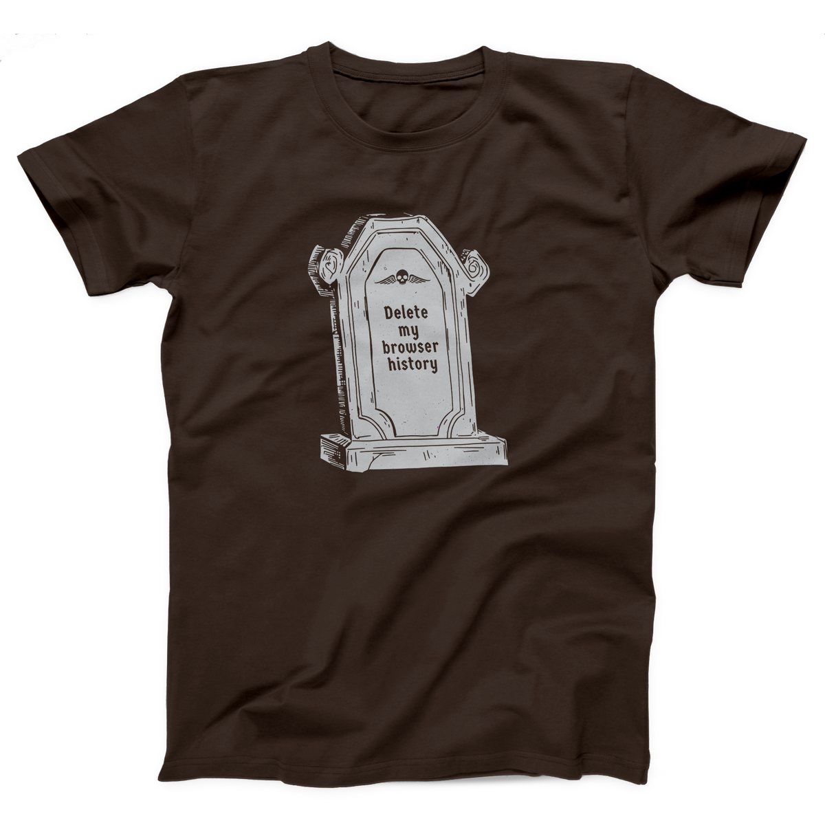 Delete My Browser History Adult Unisex T-Shirt Twisted Gorilla