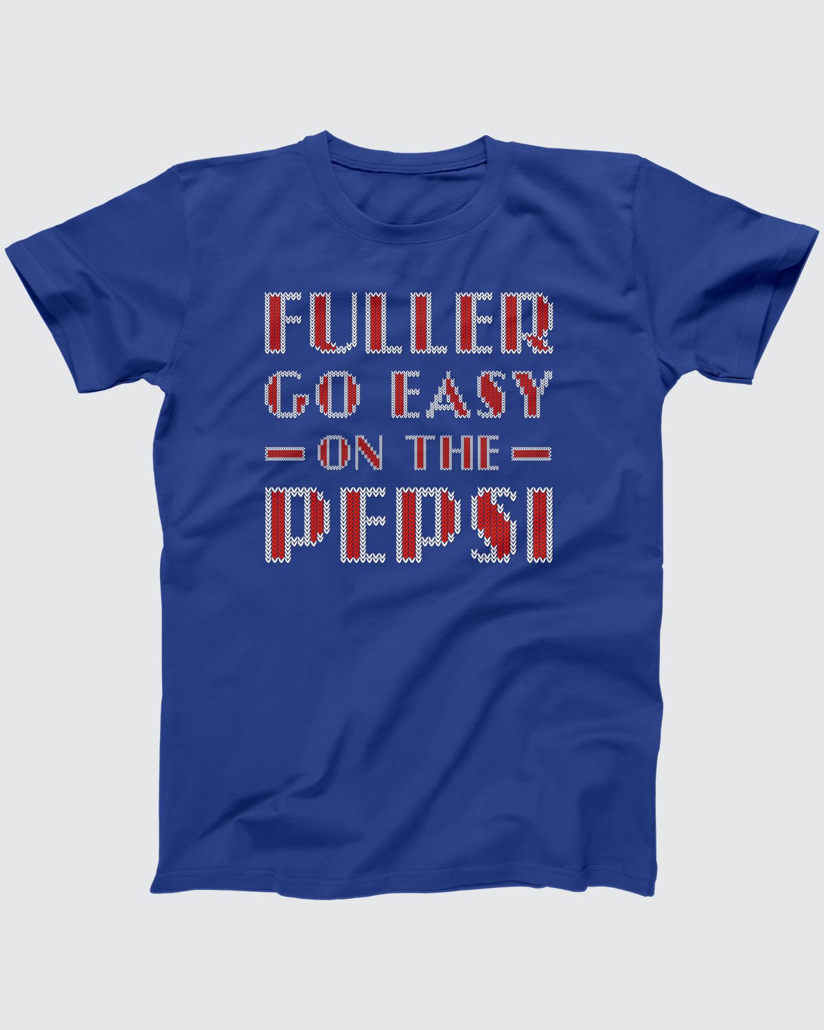 Fuller Go Easy On The Pepsi T-Shirt, flat lay on grey
