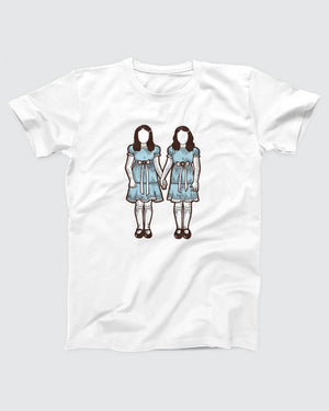 Grady Twins T-Shirt, flat lay on grey