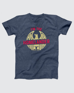 I'm the Homelander T-Shirt, flat lay on grey