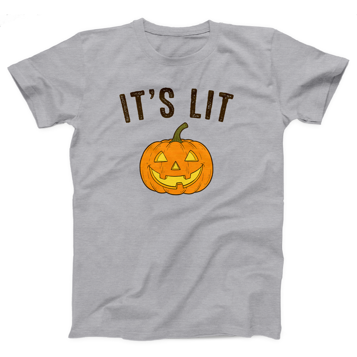 It's Lit Pumpkin Adult Unisex T-Shirt