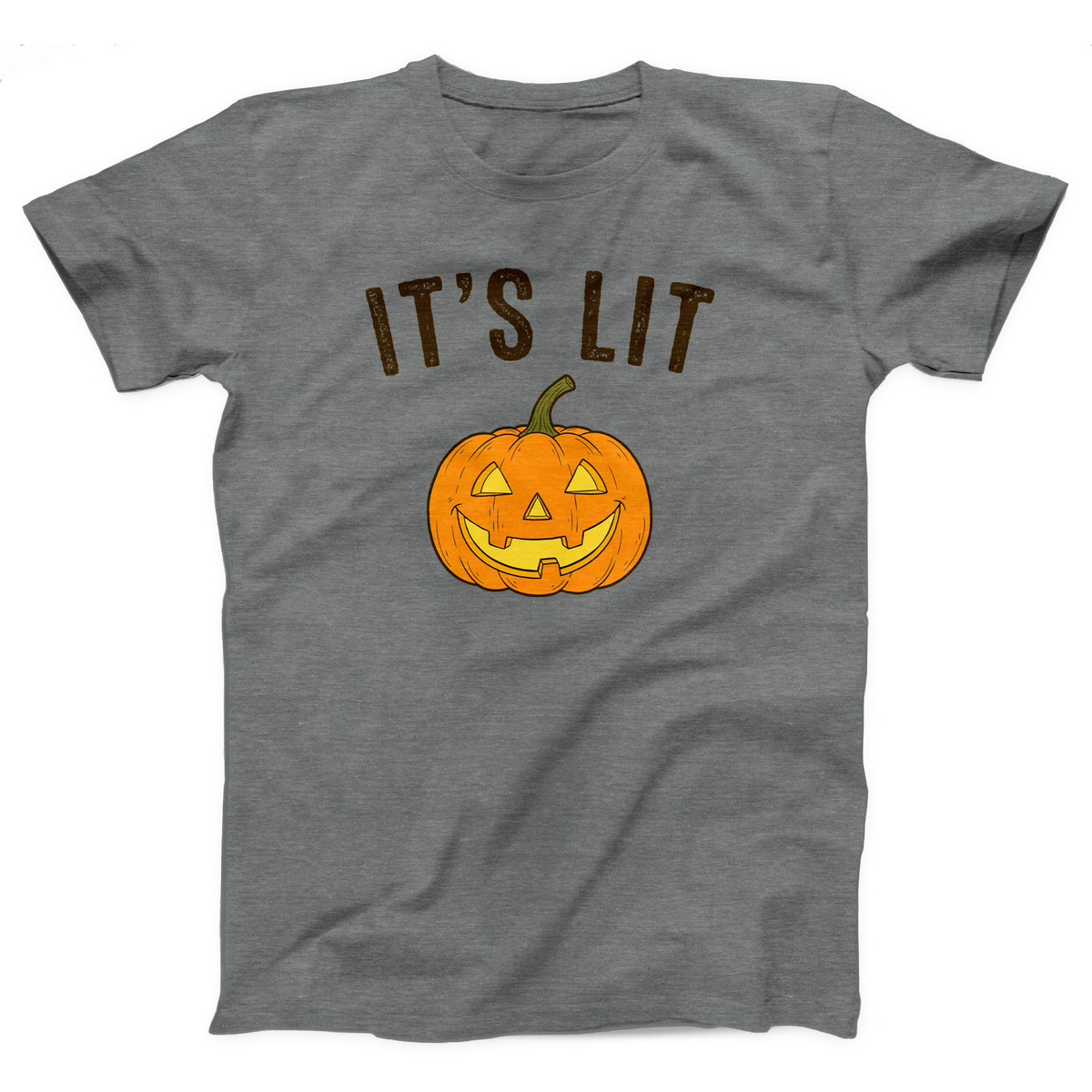 It's Lit Pumpkin Adult Unisex T-Shirt