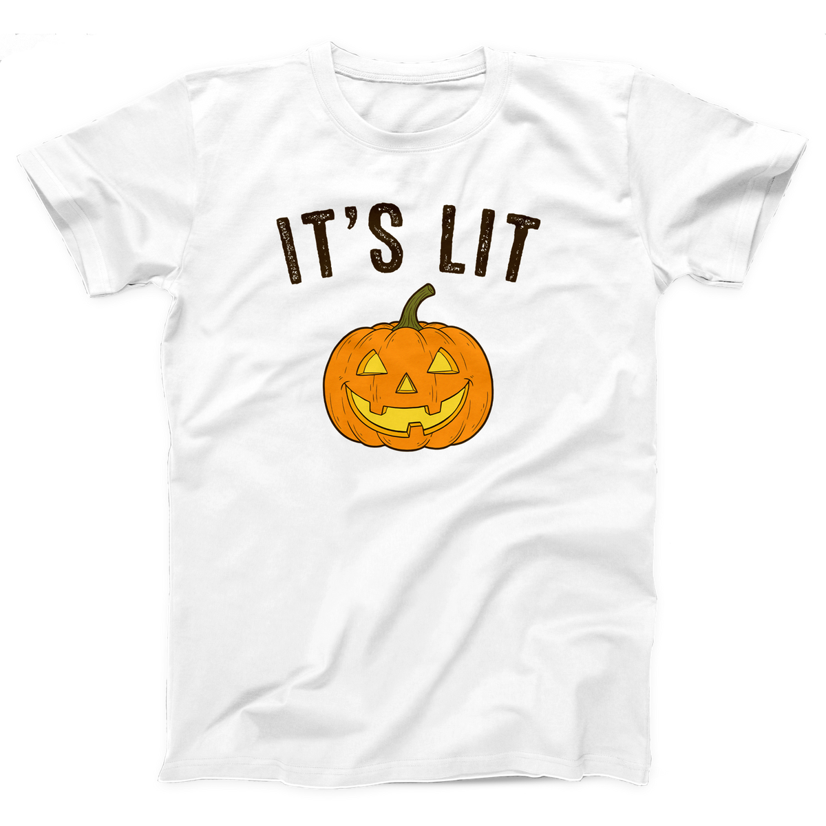 It's Lit Pumpkin Adult Unisex T-Shirt