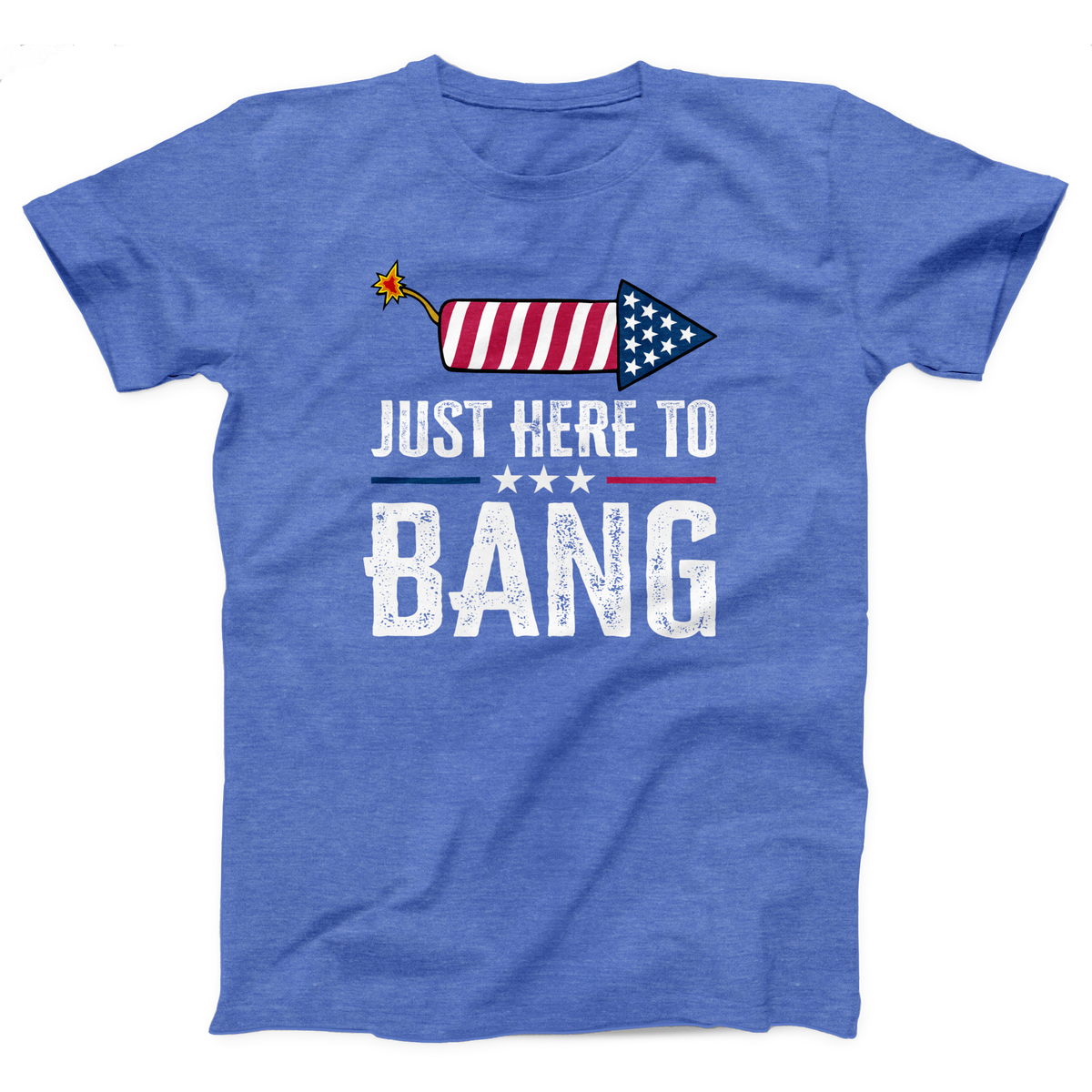 Just Here to Bang Adult Unisex T-Shirt Twisted Gorilla
