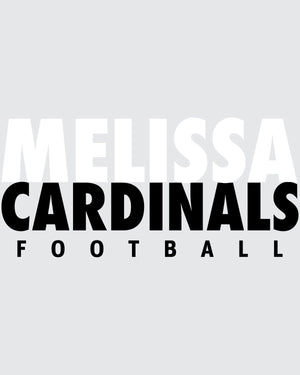 Melissa Cardinals Football T-Shirt
