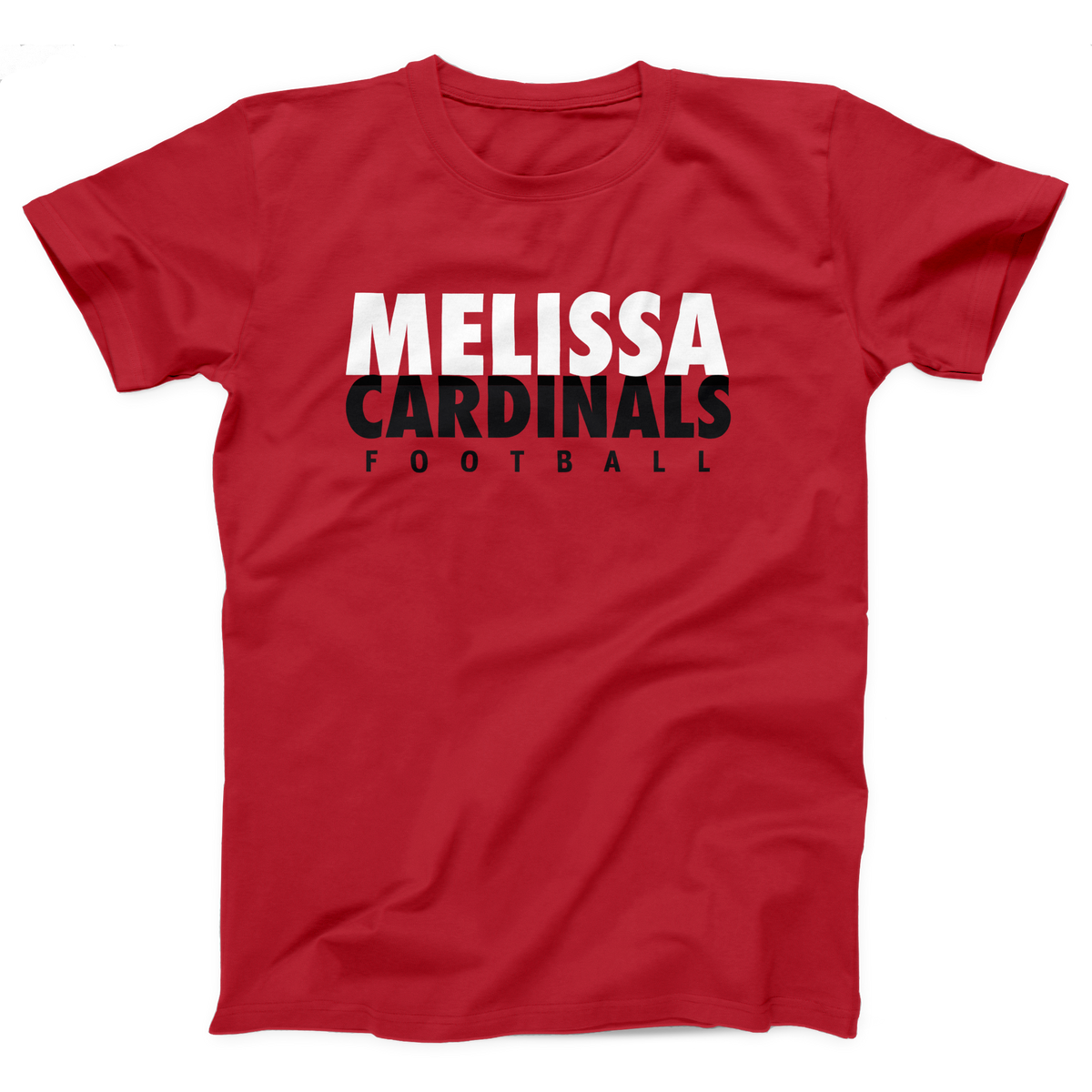 Melissa Cardinals Football Adult Unisex T-Shirt