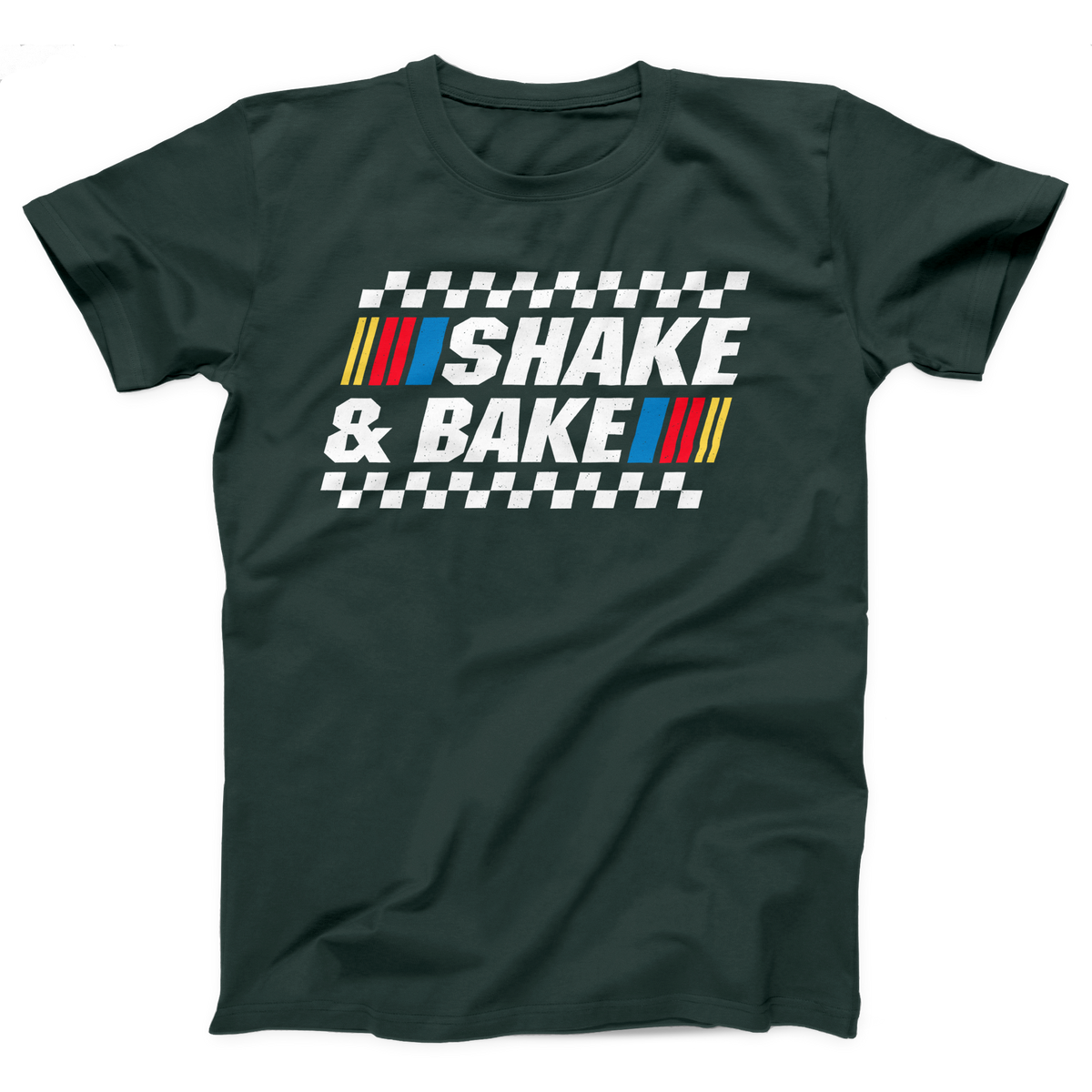Shake and Bake T-Shirt, flat lay, Forest