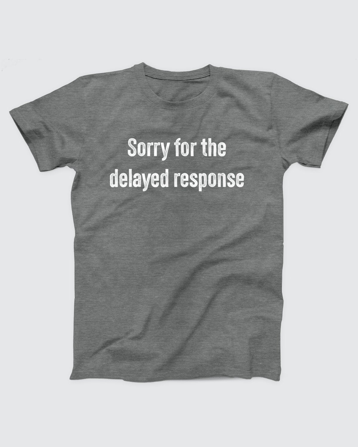 Sorry For The Delayed Response Adult Unisex T-Shirt