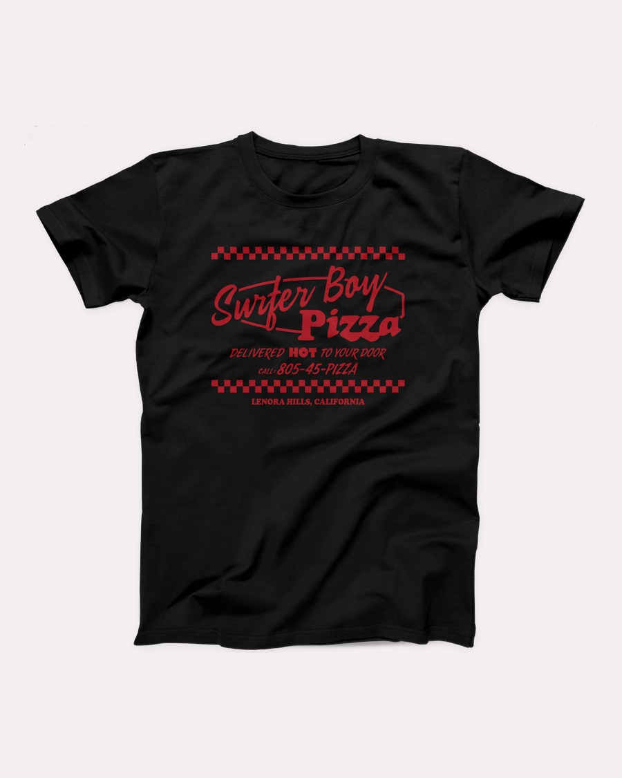 Surfer Boy Pizza T-Shirt