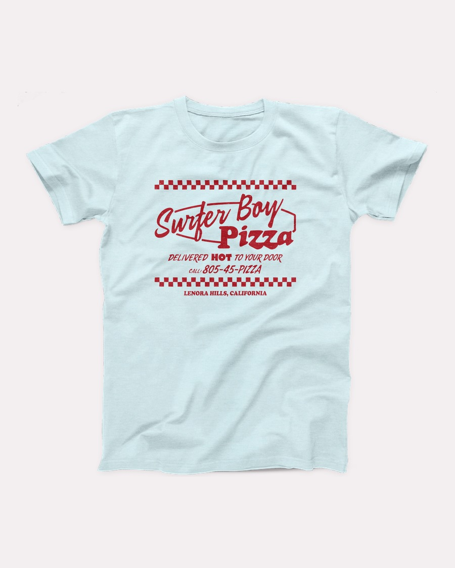 Surfer Boy Pizza T-Shirt