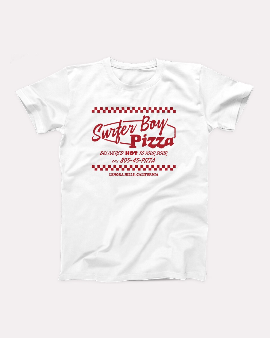 Surfer Boy Pizza T-Shirt