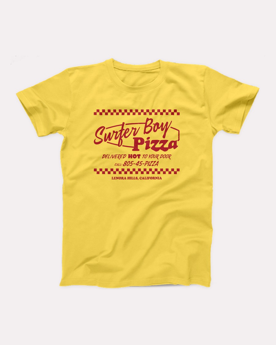 Surfer Boy Pizza T-Shirt