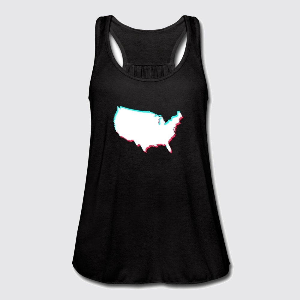 tiktok america womens flowy tank