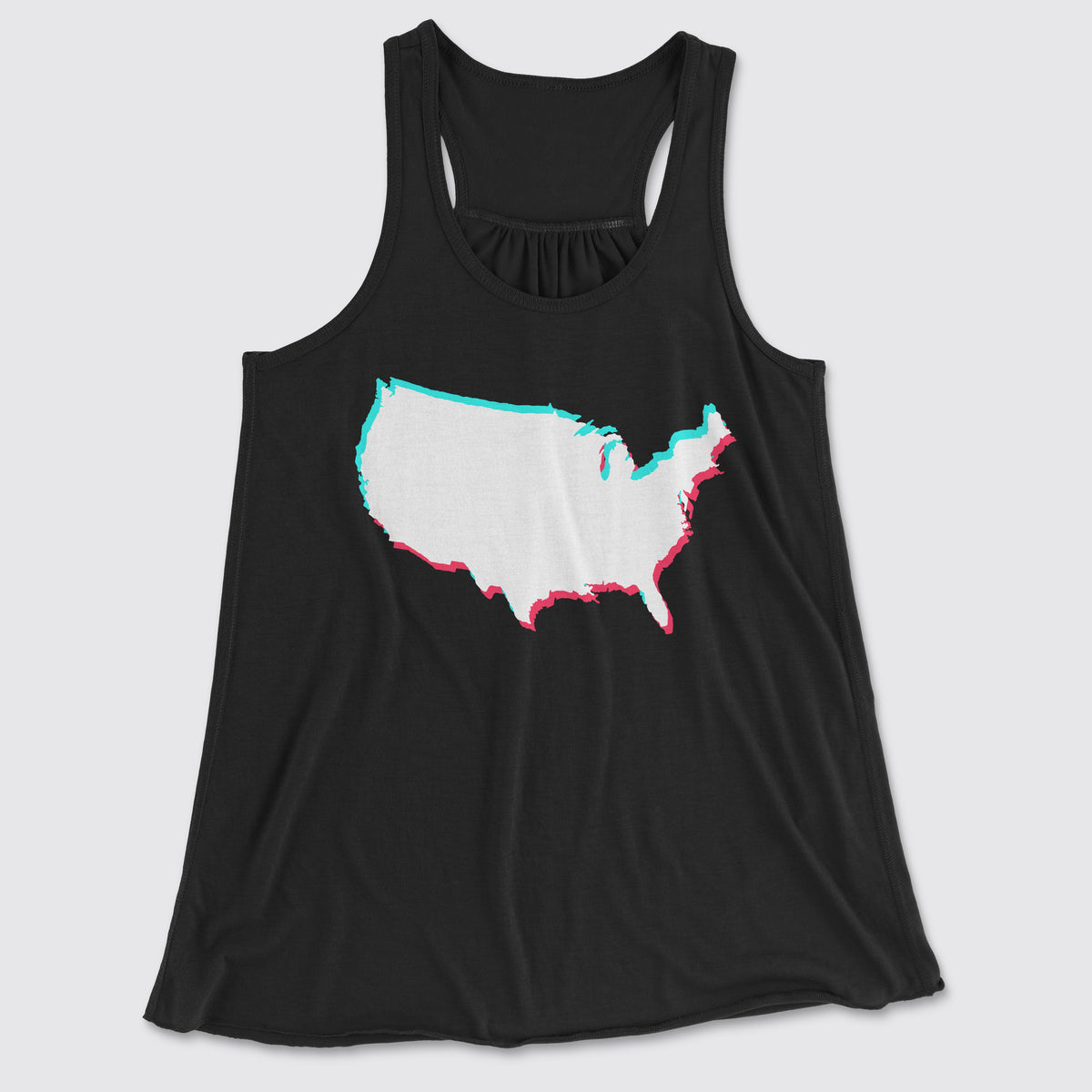 tiktok america womens flowy tank