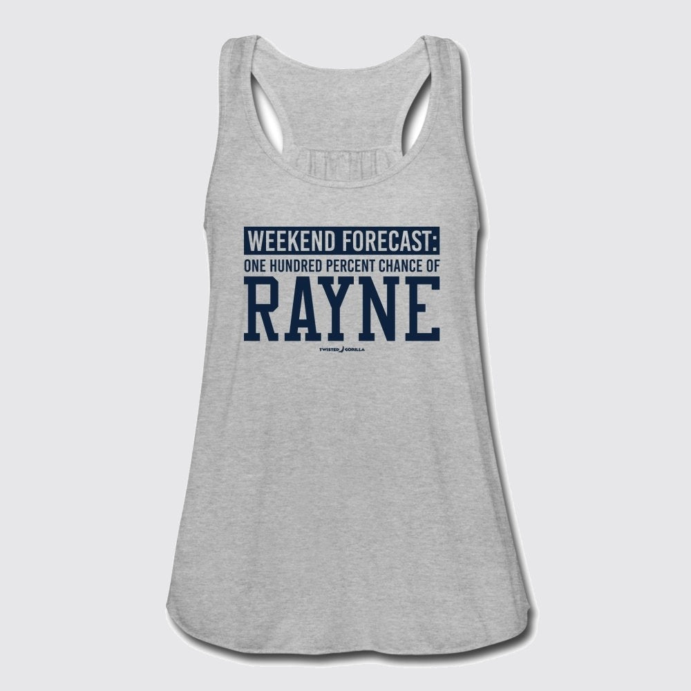 weekend forecast womens flowy tank
