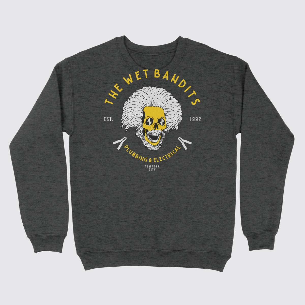 The Wet Bandits Ugly Sweater Dark Heather
