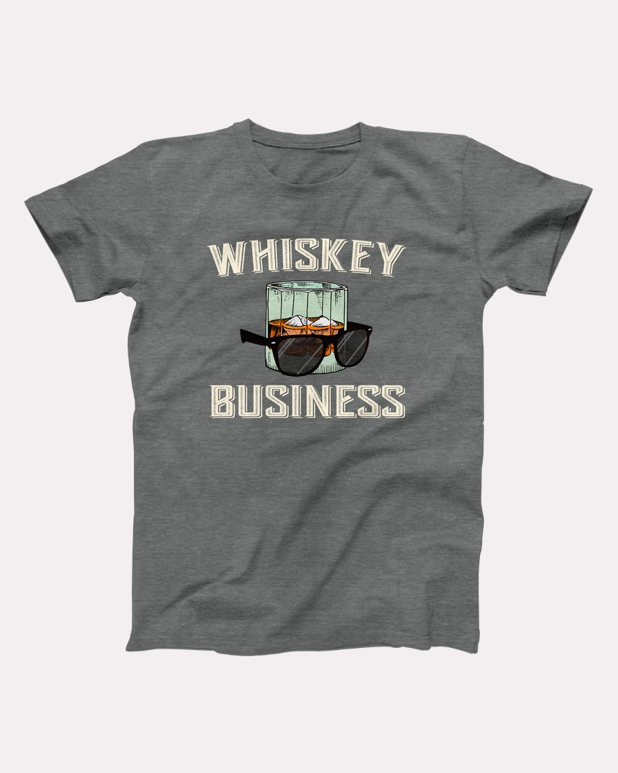Whiskey Business T-Shirt - Deep Heather
